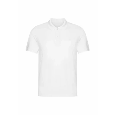 Afbeelding van DANISH ENDURANCE Classic Fit Poloshirt Heren Biologisch Katoen Korte mouw Wit Maat L
