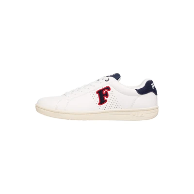 Afbeelding van Fila Footwear Crosscourt 2 NT Patch WMN Sneakers laag, Dames, Maat: 36, White/navy Leer/ synthetisch
