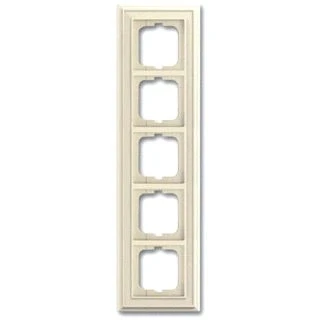 Afbeelding van Abb busch jaeger afdekraam 5 voudig dynasty ivoor 2cka001754a4677