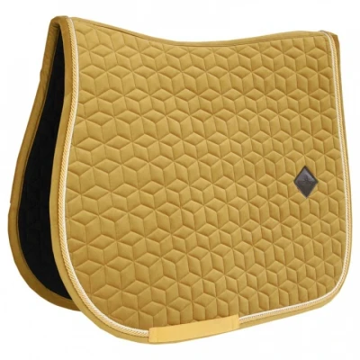 Afbeelding van Kentucky Zadeldekje Velvet Springen Mustard Cob