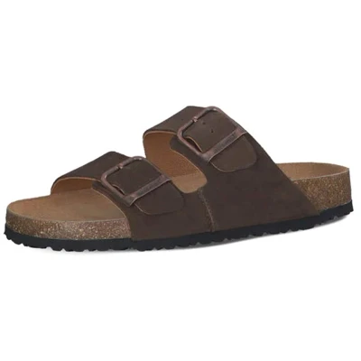 Afbeelding van Tamaris leren muiltje 1 27543 42 304 damesschoenen M2753342 bruin