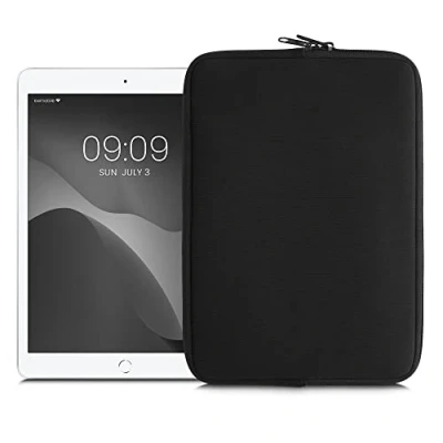 Afbeelding van kwmobile universele Tablet hoes Stevige stijlvolle voor tablets Neopreen sleeve geschikt 9,7&quot; 11&quot; zwart