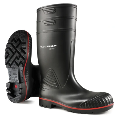 Afbeelding van Dunlop Acifort laars Heavy Duty S5, maat 39, Dunlop, Zwart Geschikt voor Veehouderij