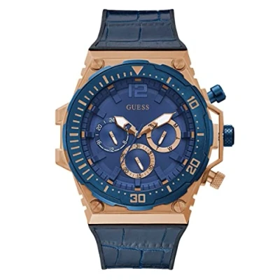 Afbeelding van Guess venture GW0326G1 Herenhorloge 51 mm Blauw
