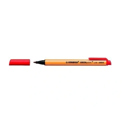 Afbeelding van Stabilo Fineliner Greenpoint Rood