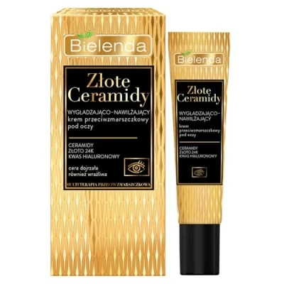 Afbeelding van Golden Ceramides gladmakende en hydraterende anti rimpel oogcrème 15ml