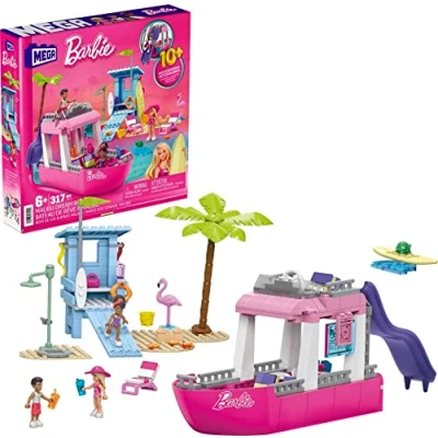 Afbeelding van Mattel Mega Droomboot Bouwset, 317dlg.