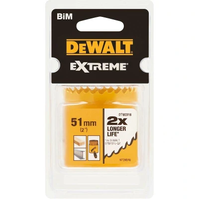 Afbeelding van DeWalt Accessoires Gatenzaag Bi metaal Ø51 mm zaagdiepte 40 DT90318 QZ