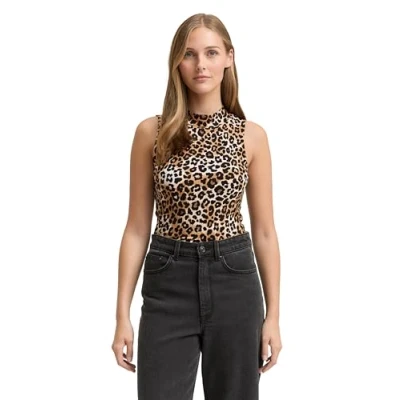 Afbeelding van TOM Tailor Denim Top, Dames, Maat: XS, Leo print