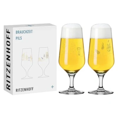 Afbeelding van Ritzenhoff Brauchzeit bierglas 11/12 2 stuks