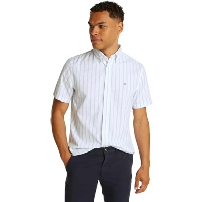 Afbeelding van Tommy Hilfiger Overhemd met korte mouwen FLEX POPLIN STP SHIRT S/S