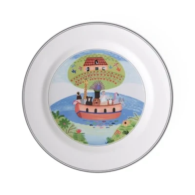 Afbeelding van Villeroy en Boch Design Naif platte borden Ark Noah, premium porselein