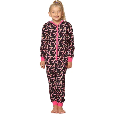 Afbeelding van Merry Style Kinder Pyjama ronde hals lange mouwen broek met zakken Katoen MS MS10 223 PJ Rosa Hasen 122 128