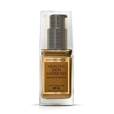Afbeelding van Max Factor Healthy Skin Harmony Foundation Soft Sable 100 SPF 20 30 ml