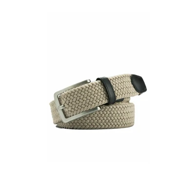 Afbeelding van Meyer Gevlochten riem, Heren, Maat: 100, Beige