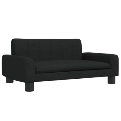 Afbeelding van vidaXL Hondenmand 70x45x30 cm stof zwart