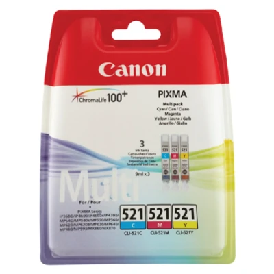 Afbeelding van Canon Cli 521 Cmy Multicolor
