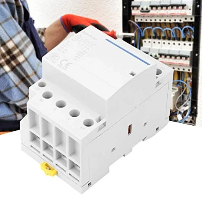 Afbeelding van 230V AC schakelaar huishouden 4P 2NO 2NC 40A 100.000 keer elektrische levensduur