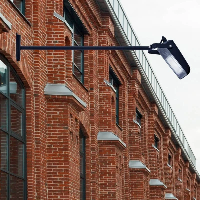 Afbeelding van Searchlight LED buitenwandlamp Pub met lange arm, IP65