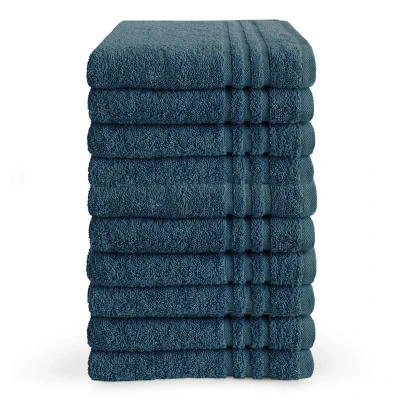 Afbeelding van 10 x Byrklund handdoek 50x100 Donkerblauw