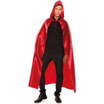 Afbeelding van Witbaard Verkleedcape Venetië Polyester Rood Maat M/l