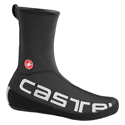 Afbeelding van Castelli Overschoenen Unisex Zwart Reflective Diluvio Ul Shoecover Black/Silver Reflex L/XL