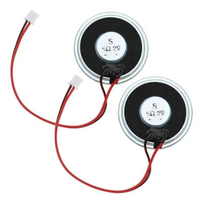 Afbeelding van YINETTECH 2 stks Magnetische Speaker 2W 8 Ohm Ronde Vorm met JST PH2.0 Aansluiting 40mm Diameter Micro Interne Draad