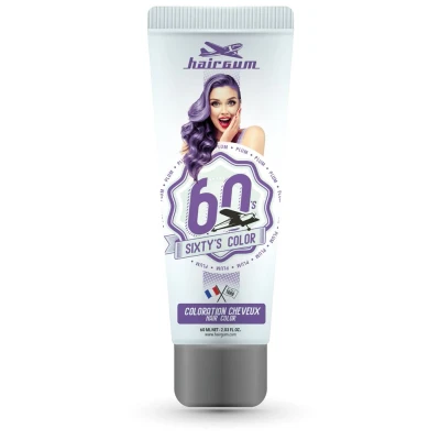 Afbeelding van Hairgum Sixty&#039;s Color Plum 60 ml