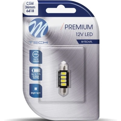 Afbeelding van LED lamp M TECH LB334W CANBUS BULB