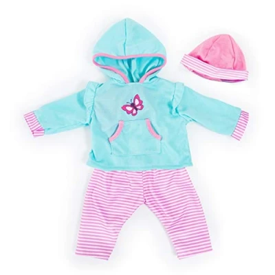 Afbeelding van Bayer Design 84675AA Poppenkledings meerdelig,Roze, Blauw