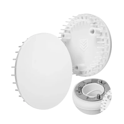 Afbeelding van Afdekhoes voor doucheafvoer, Ø 115 mm, compatibel met Viega Tempoplex afvoergarnituur vanaf bouwjaar 2006, vervangt model 6964.0, douchebak afvoergat 90 wit ABS, deksel doucheset