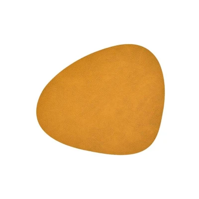 Afbeelding van LIND DNA Placemat Hippo Leer Curry 44 x 37 cm