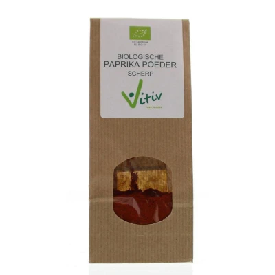 Afbeelding van Vitiv Paprikapoeder Scherp Bio 50GR