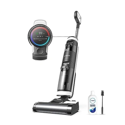Afbeelding van Tineco Floor One S3 Slimme Snoerloze Alles in één Stofzuiger Oplaadbare Nat Droog en Dweil met Dual Tank Design, Zelfreinigend, LED Display, App Controle Krachtig, Lichtgewicht, Stil