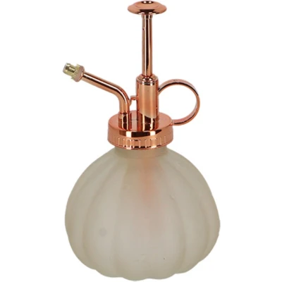 Afbeelding van Esschert Design plantenspuit/vernevelaar glas ivoor/koper 15.5 cm Plantenspuiten