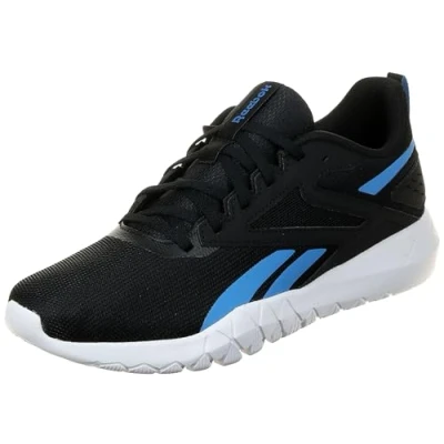 Afbeelding van Reebok Flexagon Energy Tr 4 Sneaker voor heren, Zwart Kinetic Blauw Schoeisel Wit, 5.5 UK