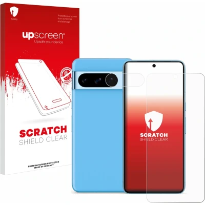 Afbeelding van upscreen Screenprotector voor Google Pixel 8 Pro (Voor+Camera) Folie Beschermfolie transparant