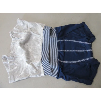 Afbeelding van Petit Bateau 2 pack Jongens Boxershort Marine , grijst met ster 12 jaar 152