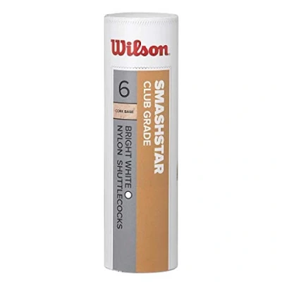 Afbeelding van Badmintonshuttles Wilson Smashstar Medium WIT