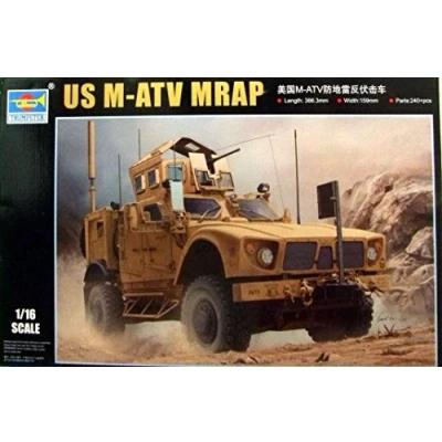 Afbeelding van 1:16 Trumpeter 00930 Oshkosh M ATV MRAP Panzerwagen Plastic Modelbouwpakket