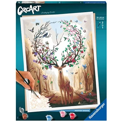Afbeelding van Ravensburger CreArt Schilderen op Nummer Magnificent Encounter
