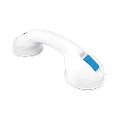 Afbeelding van WEINBERGER leichter, starker mobiler Halte Griff für jede Gelegenheit/mit Saugnäpfen/hält auf glatten(!) Oberflächen/für das Bad, Badewanne oder Dusche/perfekt zum Mitnehmen/Farbe: Weiß/Modell: 48711