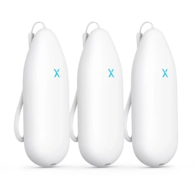 Afbeelding van X Sense Draadloze hygrometer, thermometer voor binnen, temperatuur en luchtvochtigheidsbewaking via app, export van opgeslagen gegevens, compatibel met Alexa, 3 sensoren, vereist basisstation SBS50