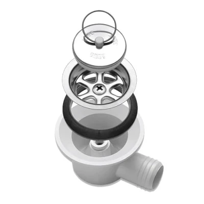Afbeelding van Dometic Smev Haakse Afvoerplug 20 Mm Wit Tankdoorvoeren &amp; Afvoerpluggen