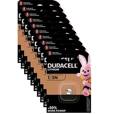 Afbeelding van Duracell DL1/3N 10x lithium batterij DL1/3N/2L76/CR11108