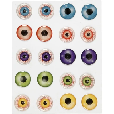 Afbeelding van Creativ Company 3D ogen 20mm, 1 Vel