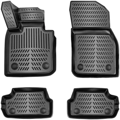 Afbeelding van ELMASLINE 3D rubbermatten voor Mini Cooper SE Elektro 2021 2024, vloermatten met hoge rand, accessoires