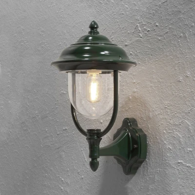 Afbeelding van KonstSmide Buitenlamp Parma Up klassiek donkergroen 7223 600
