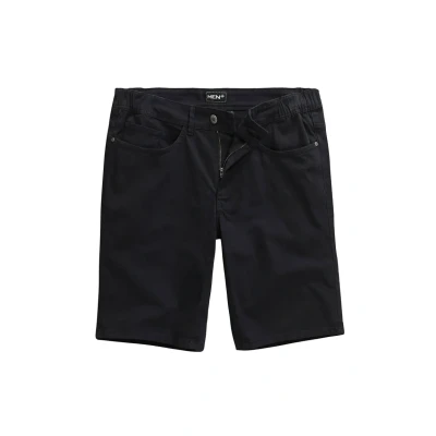 Afbeelding van Men Plus Bermuda Teilelastischer BUND Jeansshort, Heren, Maat: 56, Black