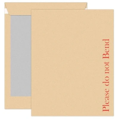 Afbeelding van Postmaster Gelieve niet te buigen enveloppen A5, Hardcover, Peel Seal x 10 Pack